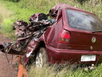 Grave acidente entre carreta e carro deixa homem morto na rodovia BR- 369 em Ubirat