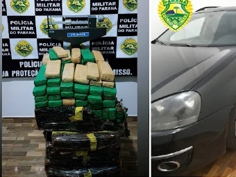 Operao do Denarc eesulta na apreenso de 187 quilos de Maconha em Cascavel