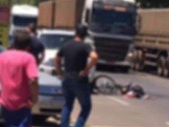 Adolescente de 14 anos morre ao ser atropelado por carreta, em Guara