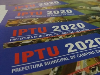 Carn do IPTU 2020 j est sendo entregue em Campina da Lagoa