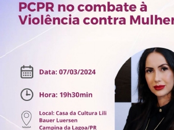 Dra. Muriel D vila da Cunha, Delegada Titular da Comarca de Campina da Lagoa ir ministrar Palestra na prxima quinta-feira no municpio