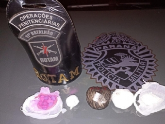 Rapaz  preso com cocana e ecstasy em Roncador