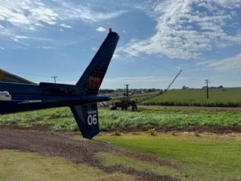 Agricultor fica preso uma hora e meia em mquina agrcola por risco de descarga eltrica aps veculo enroscar em cabos de energia