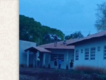 Moradores flagraram adolescentes vandalizando obra de escola em Herveira