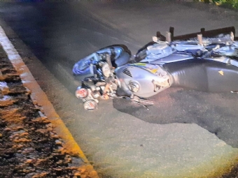  Jovem perde a vida em acidente com motocicleta na PR-364 em Campina da Lagoa