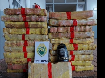 Dois homens so presos com mais de 270 kg de maconha em stio