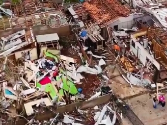 Prefeito de Ubirat mobiliza campanha de solidariedade s vtimas do tornado em Rio Bonito do Iguau