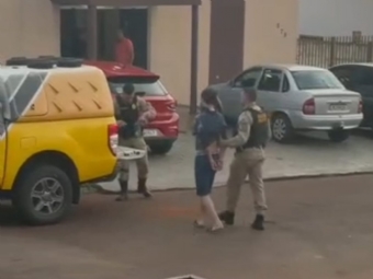 Polcia identifica e prende autor do duplo homicdio em Roncador; arma e motocicleta foram recuperadas