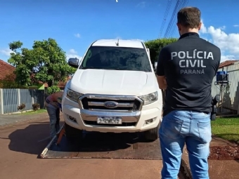 Polcia Civil identifica autor, apreende caminhonete e esclarece atropelamento fatal de co em Campina da Lagoa