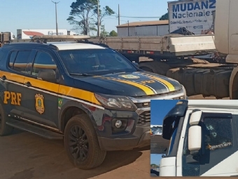 Tentativa de assalto na BR-369, caminhoneiro reage e faz carro de criminoso capotar prximo a Mambor