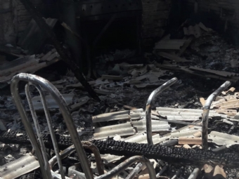 Incndio destri casa em Campina da Lagoa