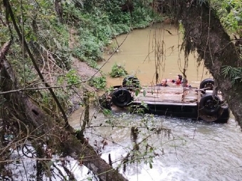 Jovem e adolescente desaparecidos so encontrados mortos dentro de carro submerso em rio no Paran