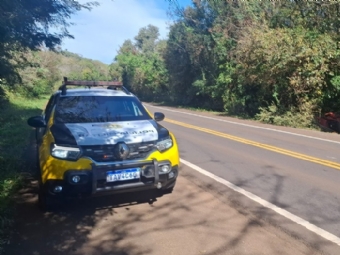 Mulher fica ferida em colis�o lateral na PRC-487, em Iretama