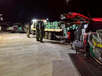 Operao conjunta apreende mais de 8 toneladas de maconha em Altnia; prejuzo de R$ 17 milhes ao crime organizado