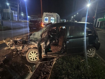 Mulher morre em grave acidente de trnsito na BR-369, em Cambar