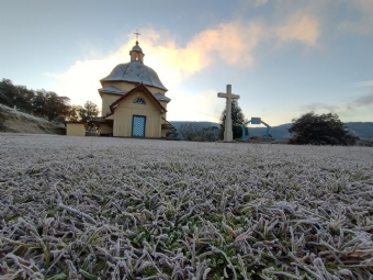 Paran amanhece com geada e registra mnima de -7,8C