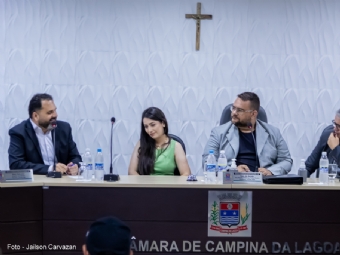 Leidyanne Gomes Luz de Oliveira toma posse como vereadora em Campina da Lagoa