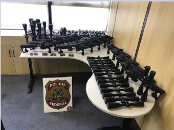 PF deflagra operao contra trfico internacional de armas em oito estados